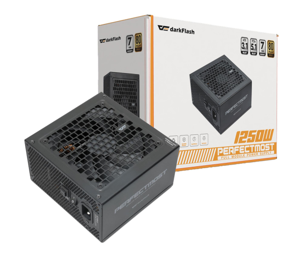 DarkFlash PMT1250 1250W 80 Plus Gold - 1479030 - zdjęcie